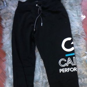 black calvin klein sweatpants